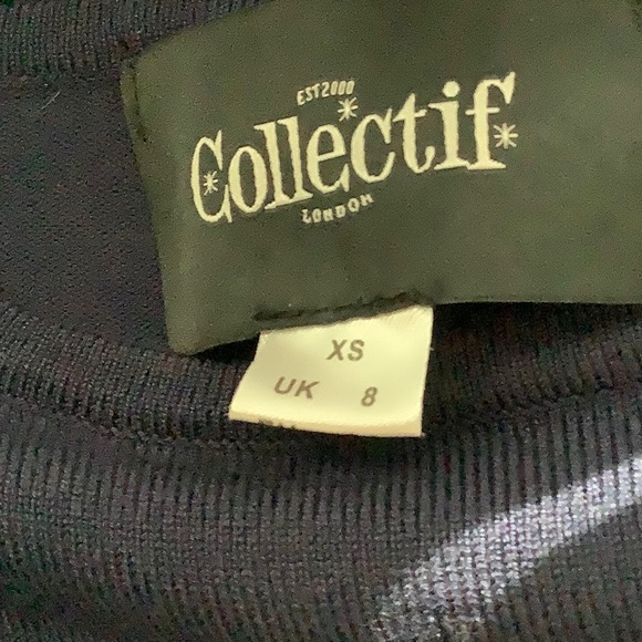 Collectif Mainline Chrissie Plain Knitted Top - Picture 6 of 6